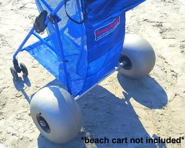 12" Pungo Ballon Wheels | Replacement Sand Tires for Beach Cart or Kayak Dolly