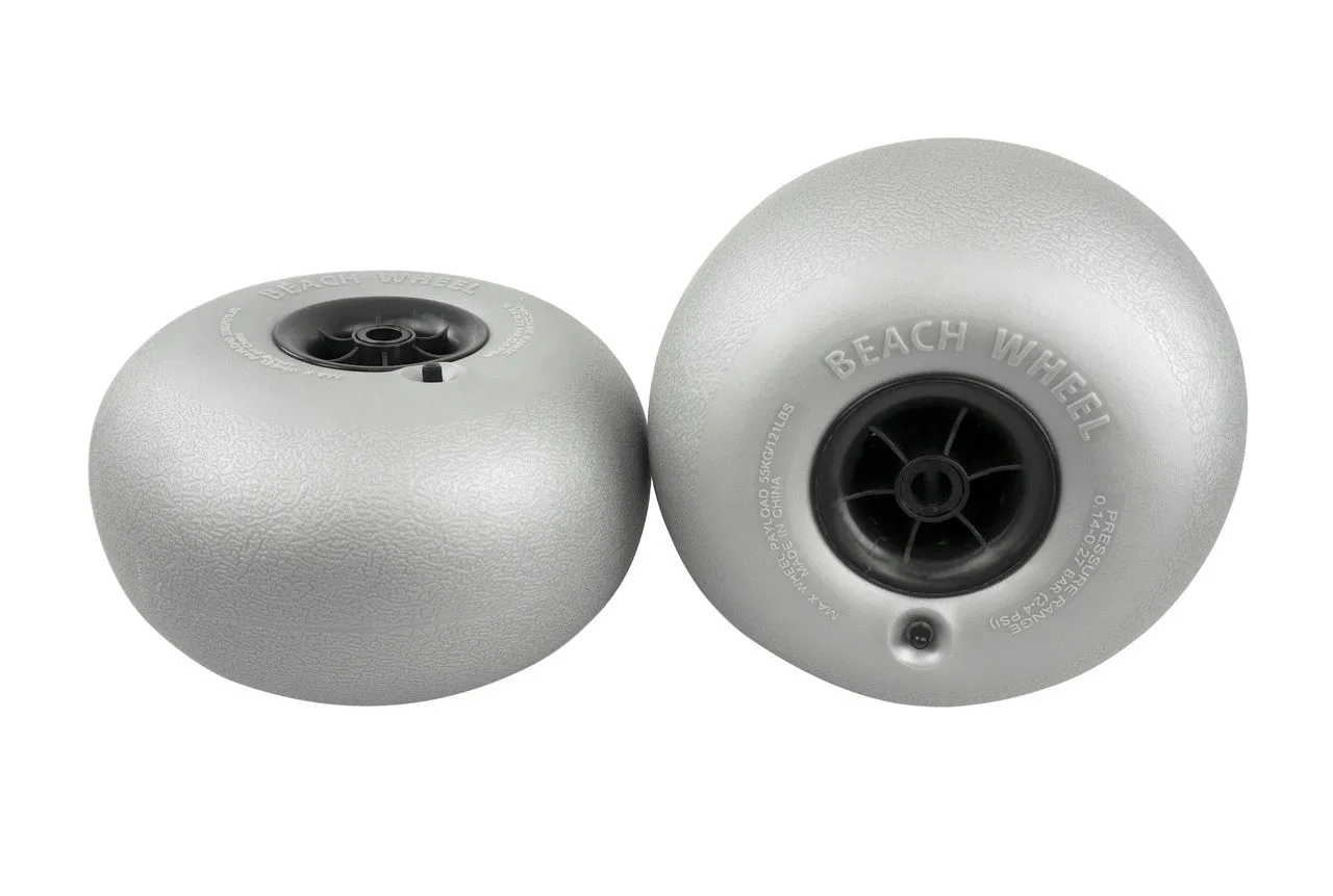 12" Pungo Ballon Wheels | Replacement Sand Tires for Beach Cart or Kayak Dolly