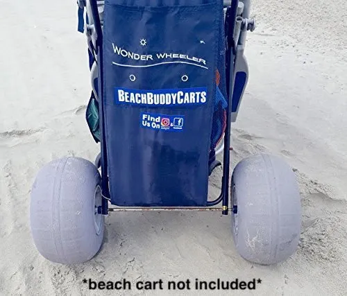 12" Pungo Ballon Wheels | Replacement Sand Tires for Beach Cart or Kayak Dolly