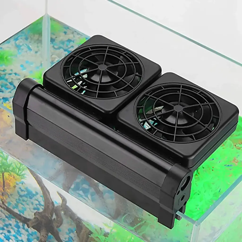 2 Head Aquarium Cooling Fan 20cm