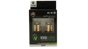 3157 White LED Bulbs Long Lasting (Pair)