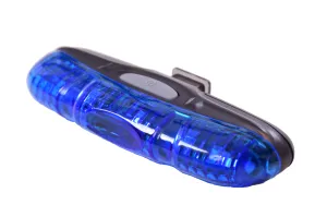 5 Led Blue Flashing Kids Bike Police Light For Scooter / Bike / Pedal Go-Kart