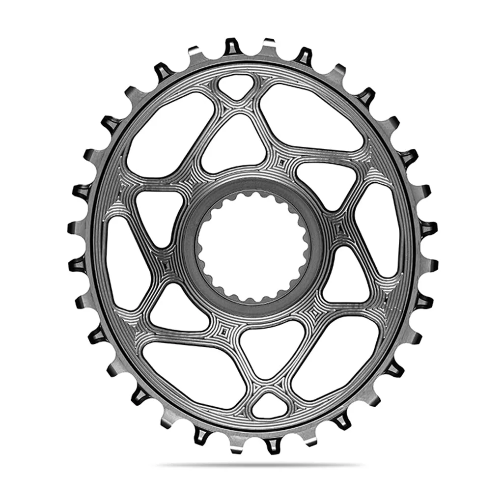 Absolute Black Oval MTB Chainring - 1X Shimano Direct Mount - HG  12 Speed