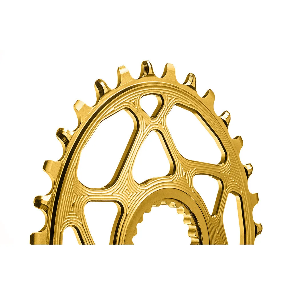 Absolute Black Oval MTB Chainring - 1X Shimano Direct Mount - HG  12 Speed