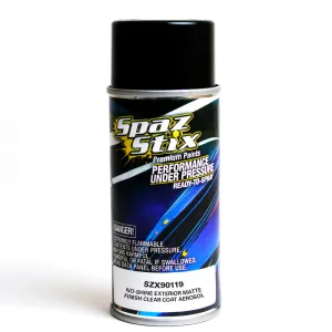 Aerosol Paint, Exterior Matte Finish Clear Coat