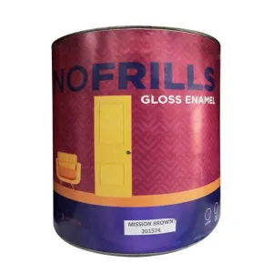 Apco No Frills Gloss Enamel Mission Brown 4L