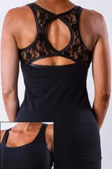 AR 1170-pearl back lace vest