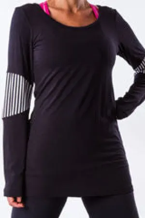 AR 1219-elbow patch long sleeve T shirt