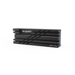 Be Quiet! MC1 PRO M.2 SSD Cooler w/ Integrated Heat Pipe, For Single & Double Sided M.2 2280 Modules