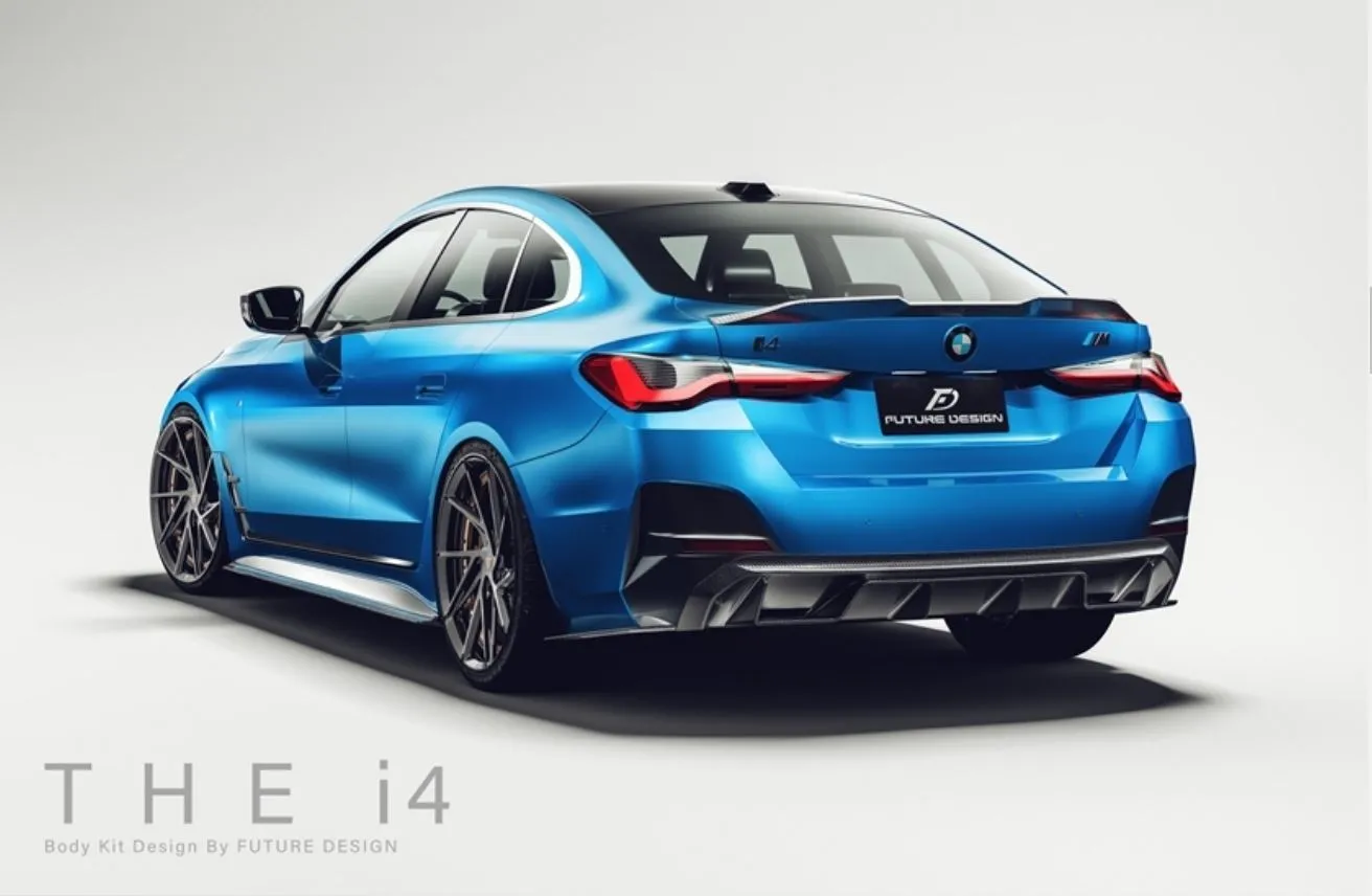 BMW i4 G26 2022  Carbon Fiber Side Skirts Splitter by Future Design