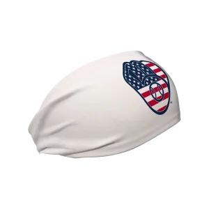 Brewers Cooling Headband: Flag Fill Cap Logo