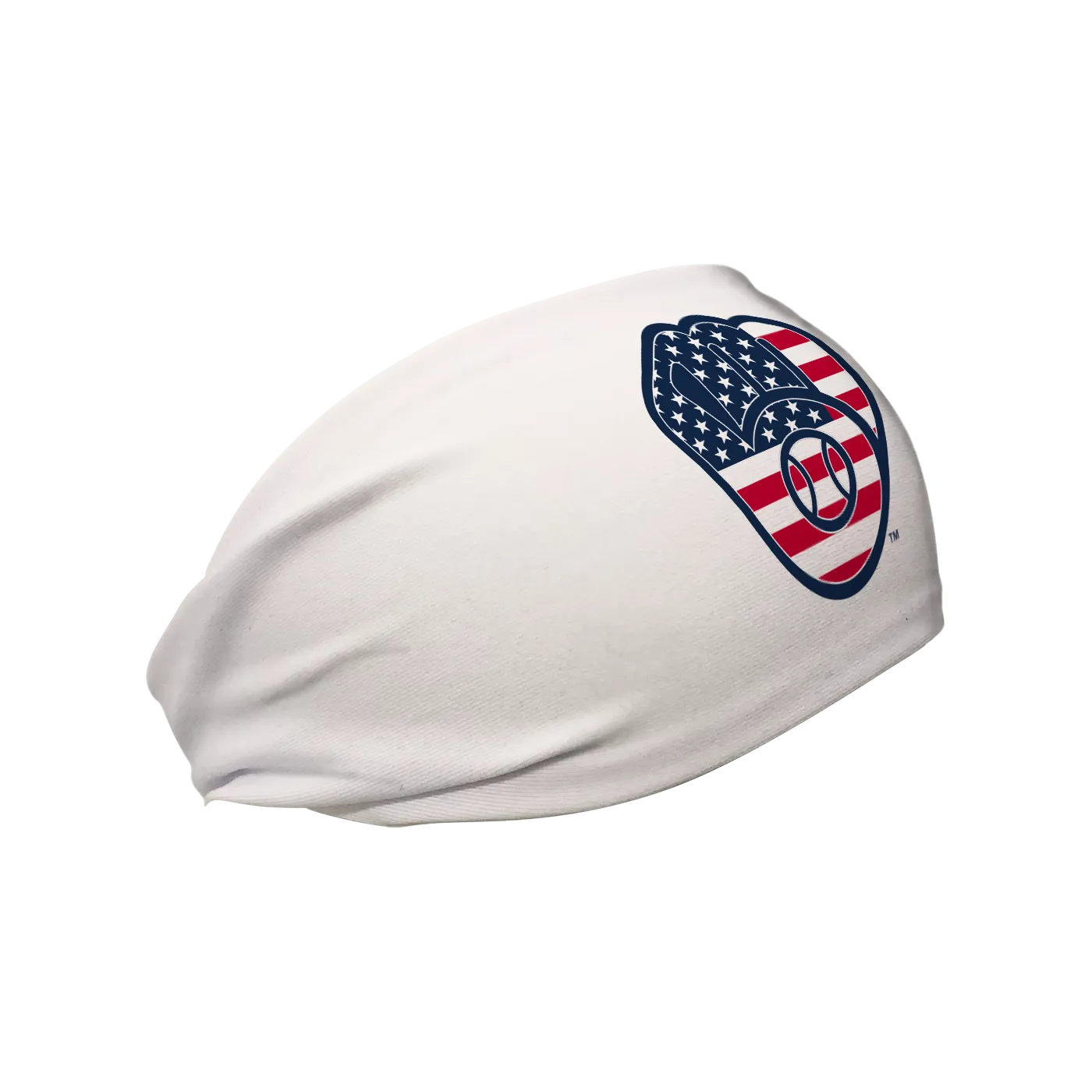 Brewers Cooling Headband: Flag Fill Cap Logo
