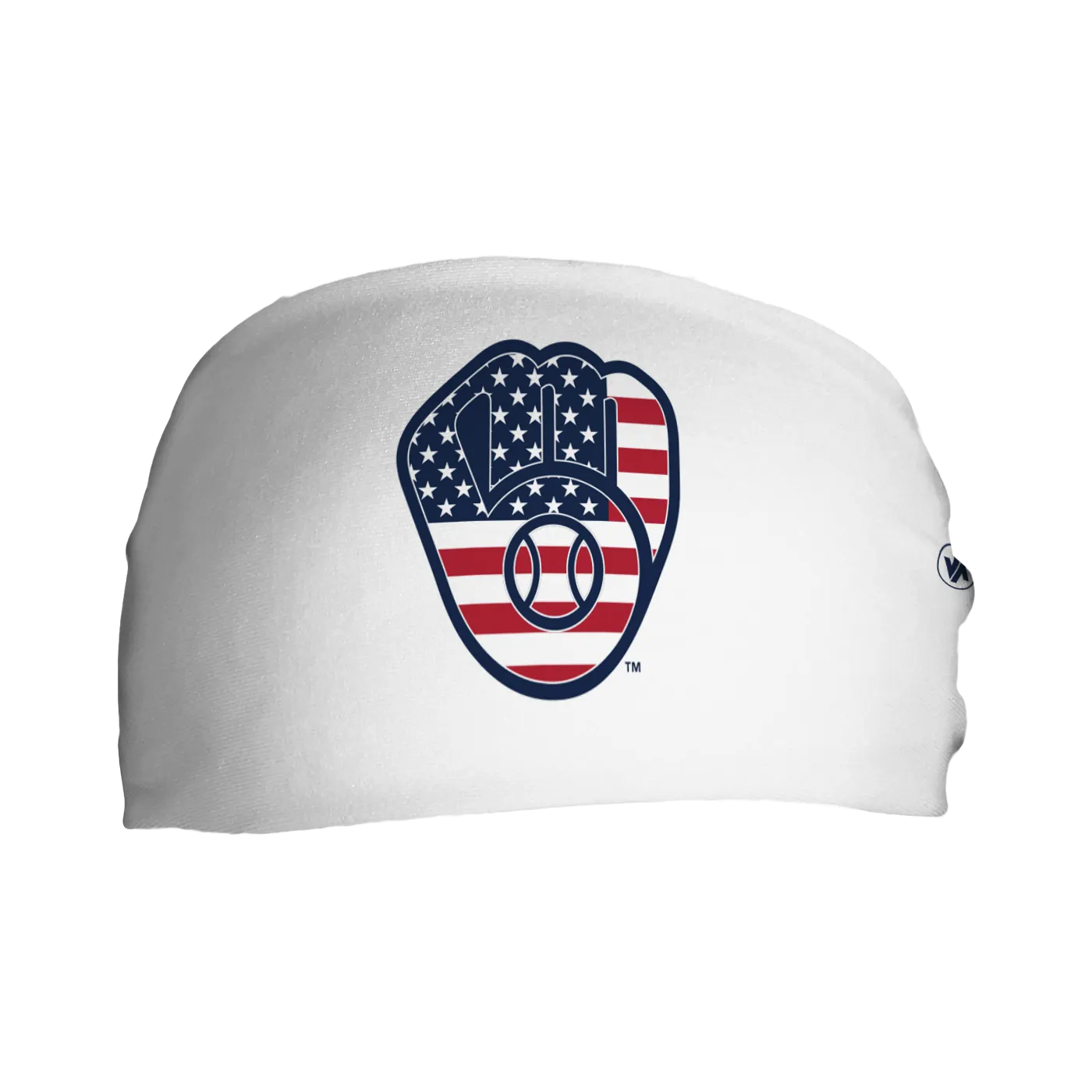 Brewers Cooling Headband: Flag Fill Cap Logo