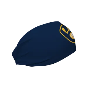 Brewers Cooling Headband: Navy Cap Logo
