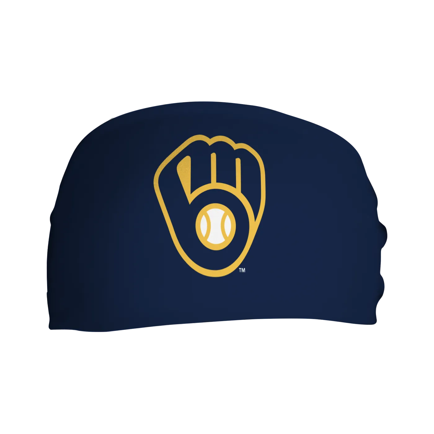 Brewers Cooling Headband: Navy Cap Logo