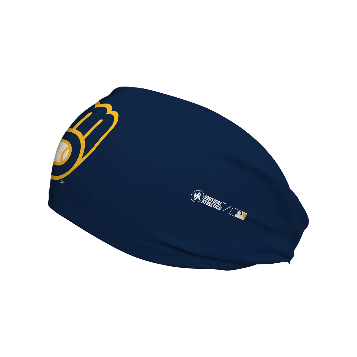 Brewers Cooling Headband: Navy Cap Logo