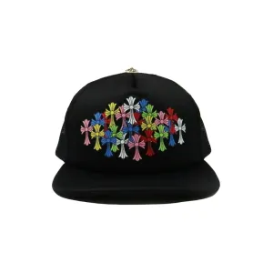Cap CHROME HEARTS Noir Logo Multicolore