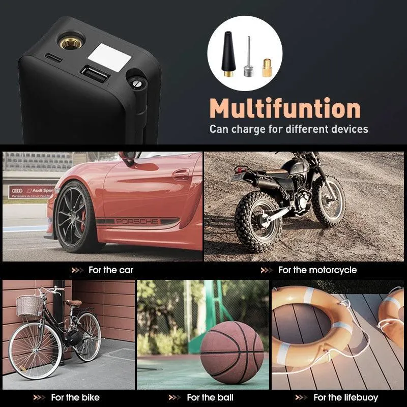 CARSUN Portable Tire Inflator: Inflate Anywhere, Anytime!