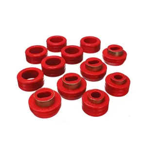 Energy Suspension Hyper-Flex Body Mount Bushing - Red - GM Compact Truck 1982-2004