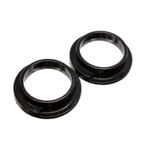 Energy Suspension Hyper-Flex Coil Spring Isolator - 3" ID - 4-5/16" OD - 3-7/16" Lip OD - 3/16" Thick - Polyurethane - Black - Universal - (Pair)