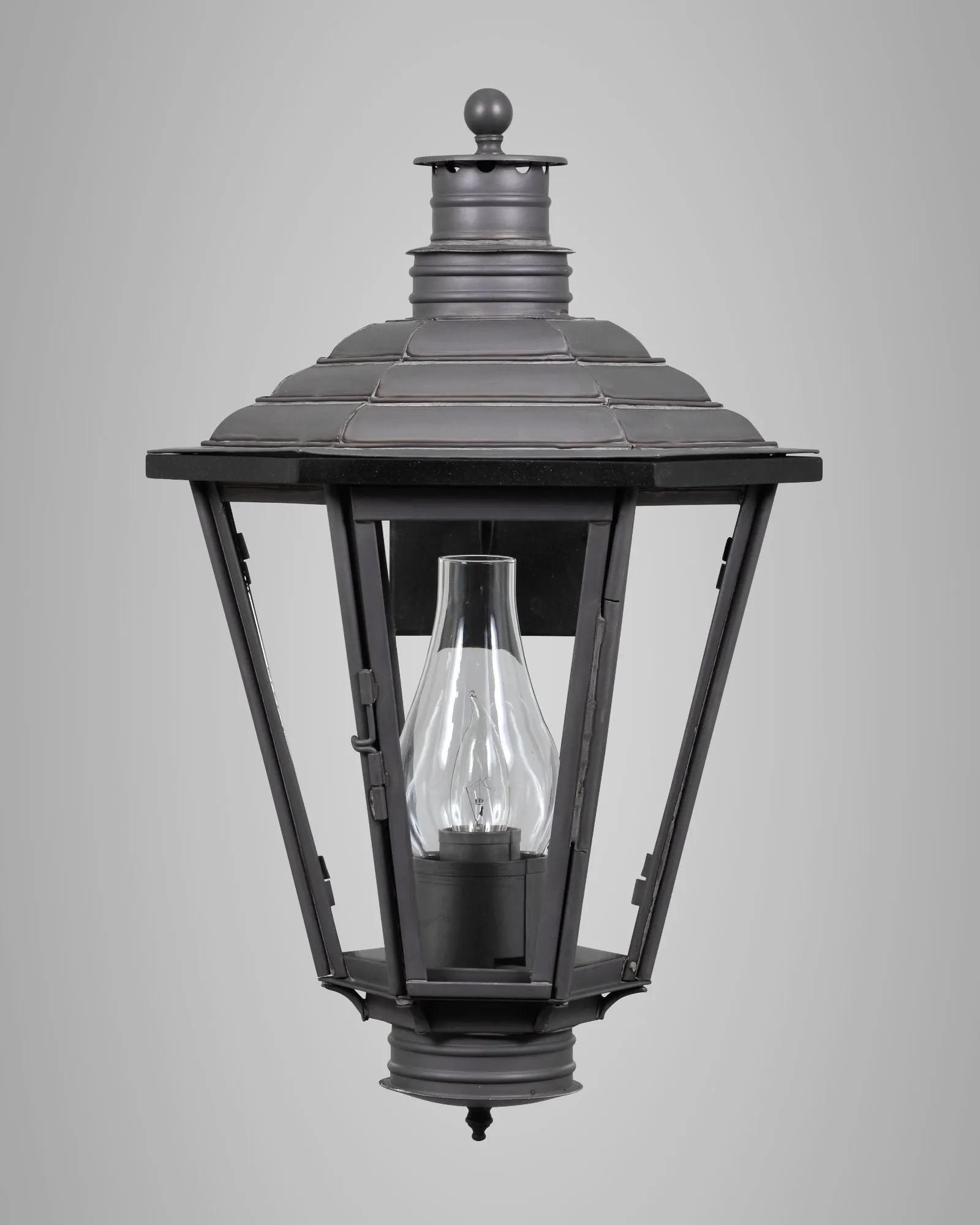 English Gas Exterior Wall Lantern Small