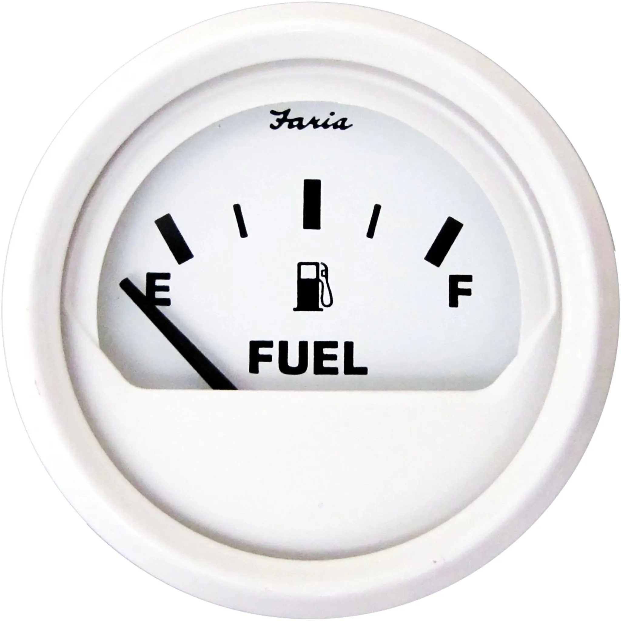 Faria White Fuel Gauge