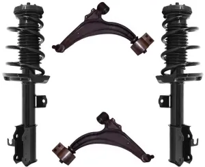 Front Complete Coil Spring Strut Control Arms For 2013-2017 Buick Verano 2.4L