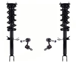 Front Complete Struts & Links For 2014-2017 Infiniti QX70 3.7L Rear Wheel Drive