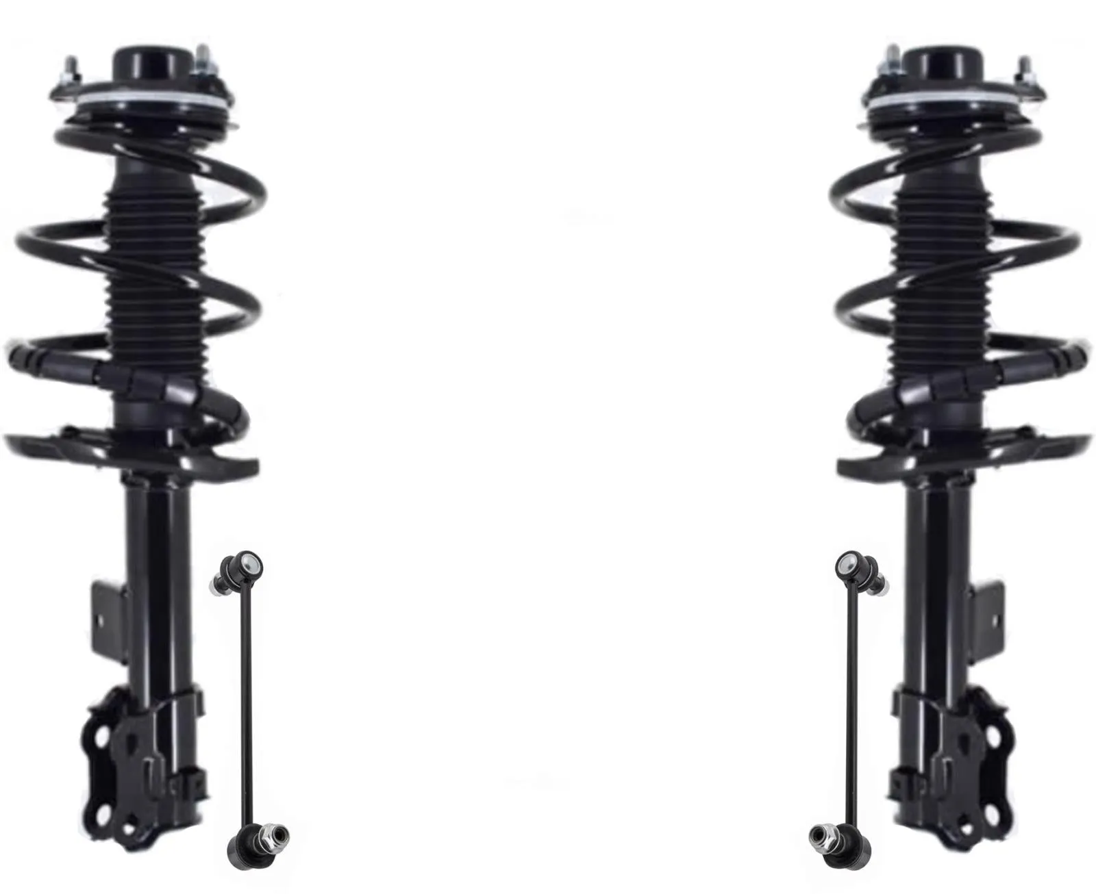 Front Complete Struts Assembly & Sway Bar Links For Hyundai Azera 2012-2017