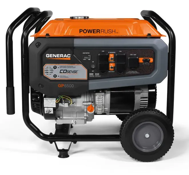 Generac 7670 GP6500 6500W/8125W Gas Generator w/Cord New