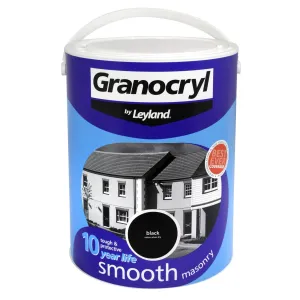 Granocryl Smooth Black Paint 5L