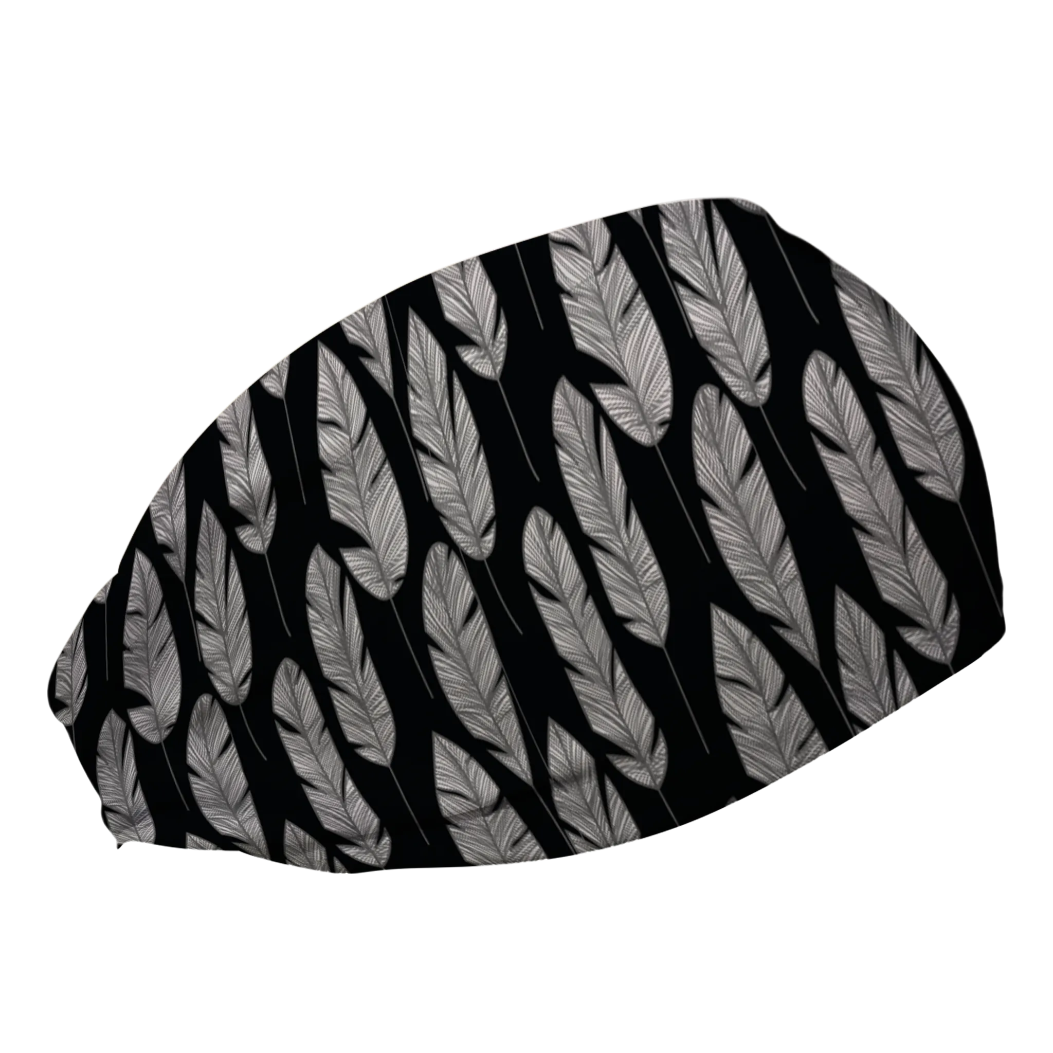 Gray Feathers Cooling Headband