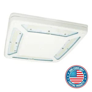 LED Gas Station Canopy Light, 10315 Lumens, 67 Watts, 5000K, 120-277V