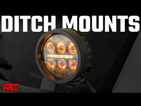 LED Light Kit - Ditch Mount - 2" Black Pair - Spot - Toyota Tacoma (16-23)