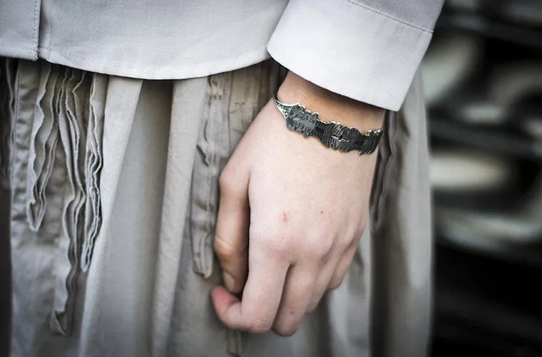 Life Is Beautiful Sterling Silver Cuff