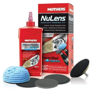MOTHERS 687251 NuLens Headlight Renewal Restorer Kit