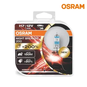 Osram Night Breaker 200 H7 Bulb Set