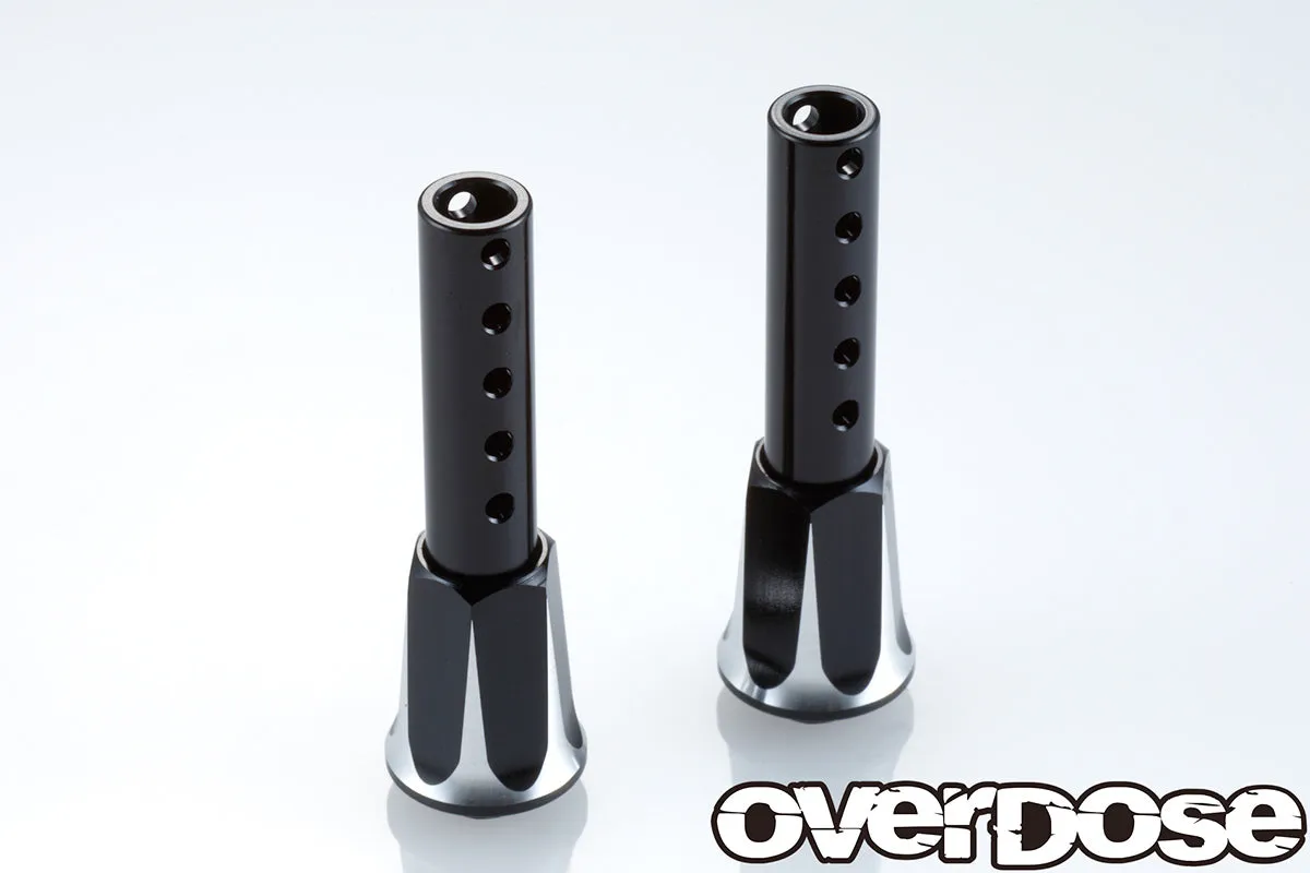 Overdose Adjustable Alum. Front Body Post - Black