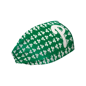 Phillies Cooling Headband: Chrome Shamrock