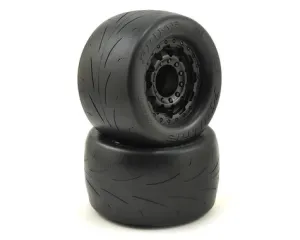 Pro-Line Prime 2.8" Tires w/F-11 Nitro Rear Wheels (2) (Black) w/17mm Hex