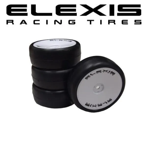 R1WURKS Elexis Racing Tires Asphalt 1/10 Sedan 40 Hard