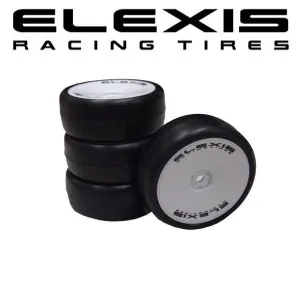 R1WURKS Elexis Racing Tires Asphalt 1/10 Sedan 40 Hard