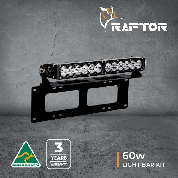 Raptor 60 LED 14.5″ Light Bar Number Plate Kit | Ultra Vision Lighting