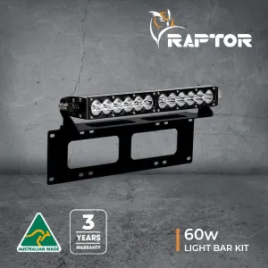 Raptor 60 LED 14.5″ Light Bar Number Plate Kit | Ultra Vision Lighting