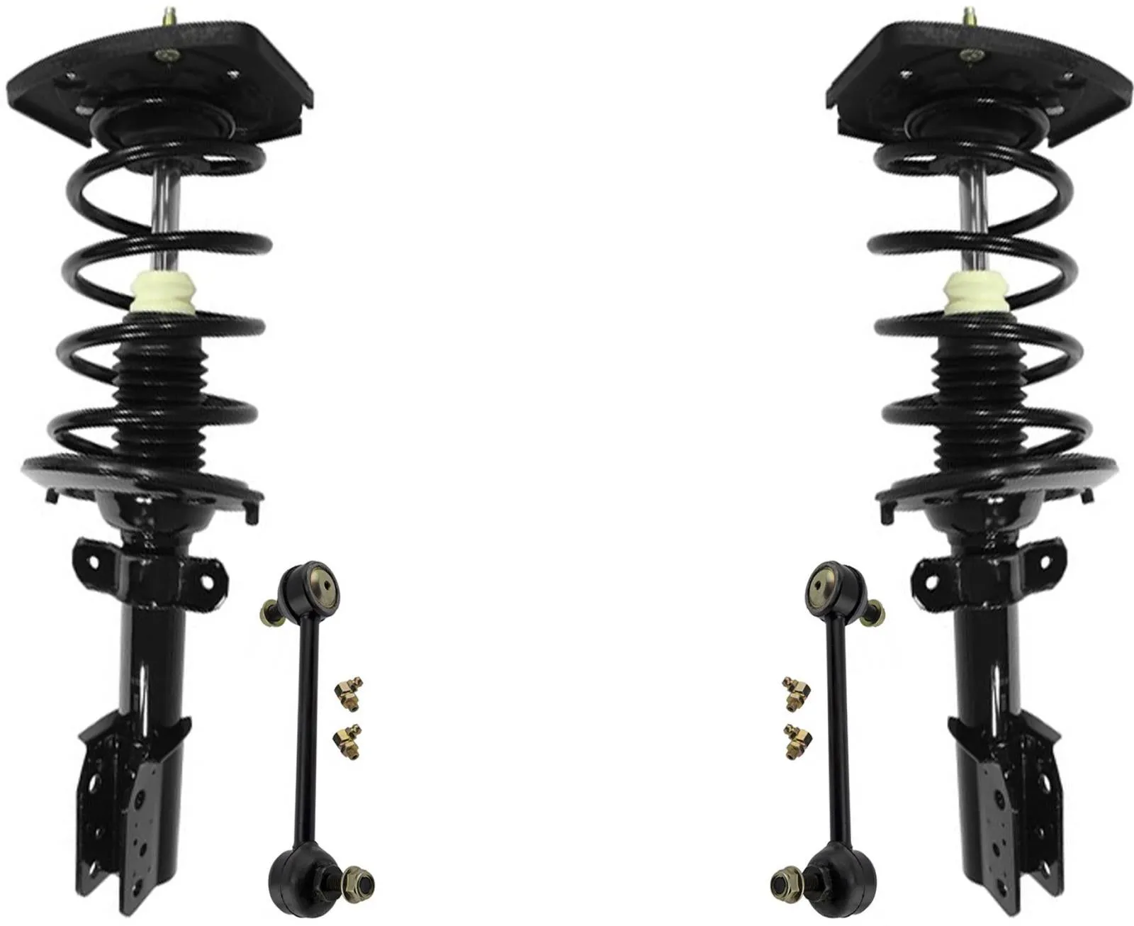 Rear Complete Struts & Links For Chevrolet Impala 2004-2013 W/ 17 & 18 Inch Rim