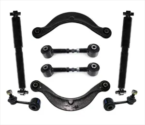 Rear Upper & Lower Suspension Control Arms Bushings Shocks for 03-08 Mazda 6 8Pc