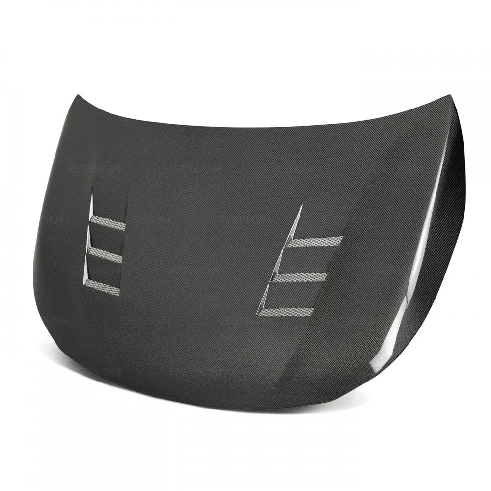 Seibon 19-20 Toyota Corolla Hatchback TS-Style Carbon Fiber Hood (seiHD19TYCOR-TS)