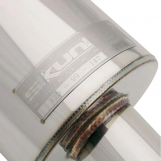 Skunk2 Mega Power 60mm Cat-Back Exhaust - 1996-2000 Honda Civic CX / DX Hatchback - 413-05-1540