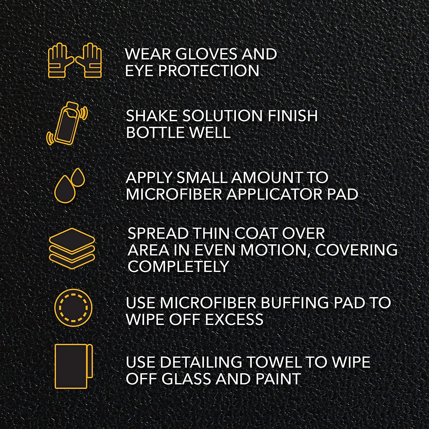 Solution Finish - Black Plastic & Vinyl Trim Restorer