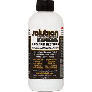 Solution Finish - Black Plastic & Vinyl Trim Restorer
